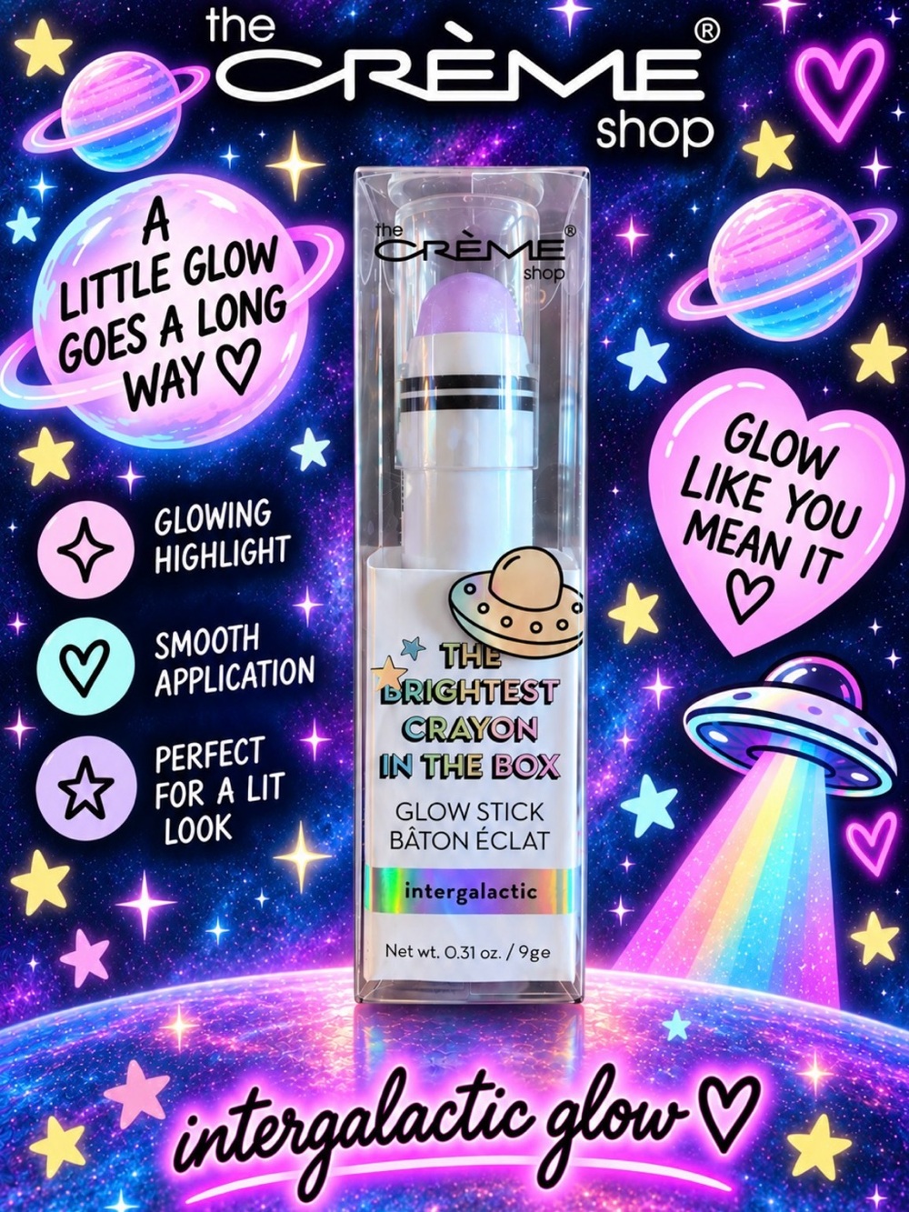 The Crème Shop - Glow Stick Highlighter – Intergalactic